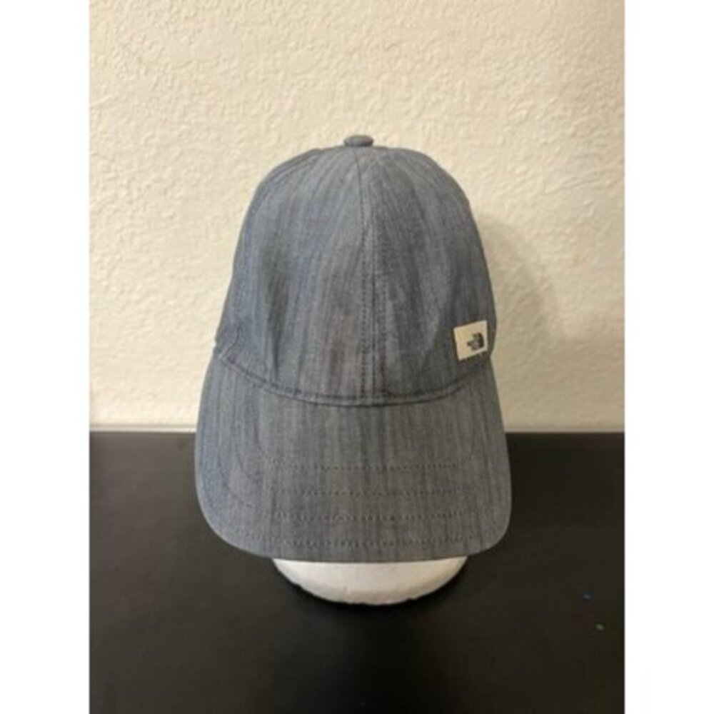Women The North Face Strapback Adjustable Hat Cap Baseball Outdoors Hike Blue